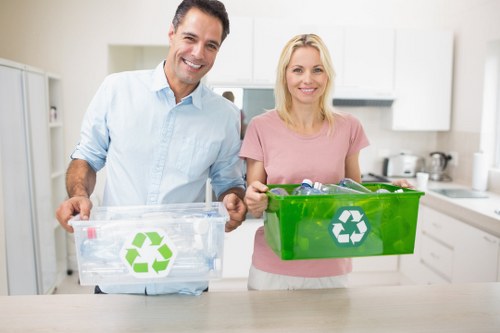 Eco-friendly rubbish collection practices in North London